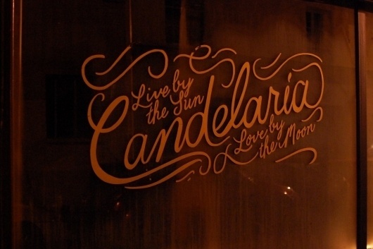 paris | Global Addicts #paris #lettering #candelaria #bar #signage #typography