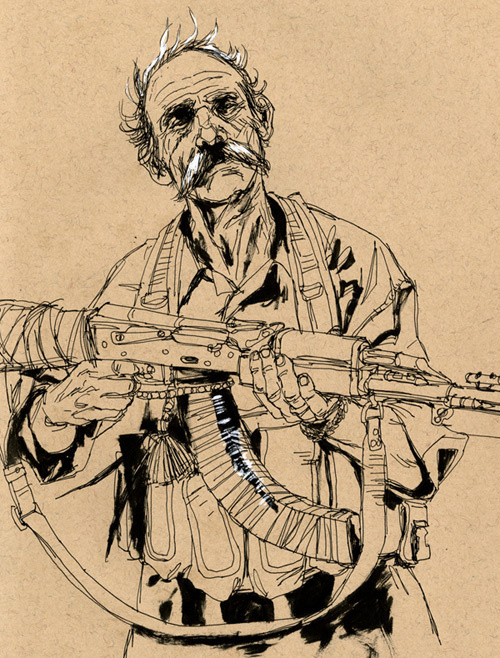 Roxie vizcarra #illustration #oldman