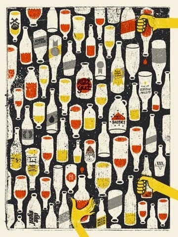 FFFFOUND! | doe-eyed | illustration #beer #illustration #doe #eyed