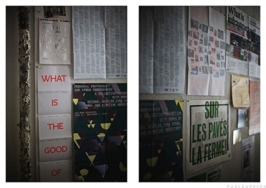 Project Projects Designers .NYC : WHERE THEY CREATE by paul barbera #print #design #studio #ephemera