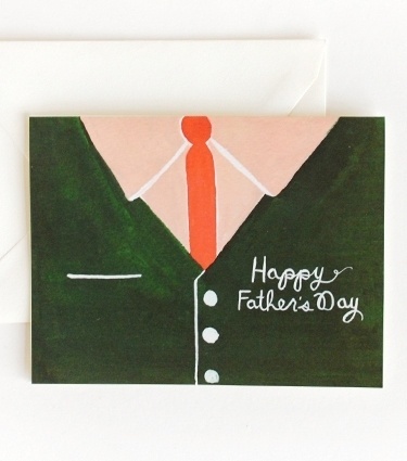 Rifle Paper Co. - Father's Day Shirt Card #card #shirt #father #illustration #tie
