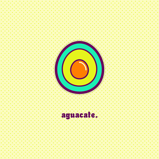 "Aguacate" by Molly Yllom #illustration #character #design