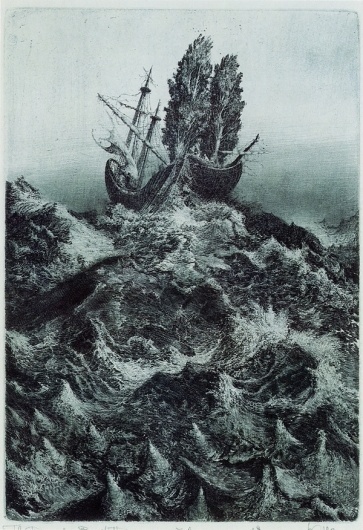 but does it float #engraving #illustration #brunovsky #albin