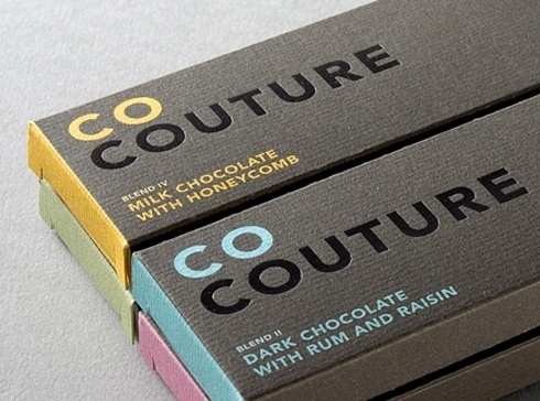 Co Couture Chocolate Packaging #packaging #design