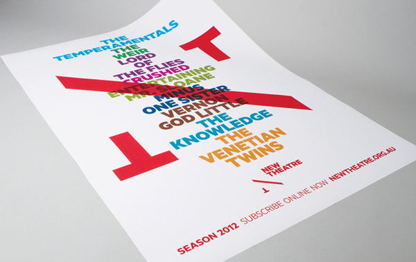 NEW THEATRE #minimalist #design #editorial #branding