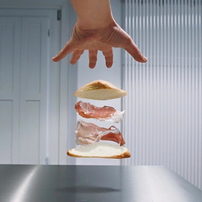 Floating Kitchen Items in Francesco Mattucci's #KitchenSuspension