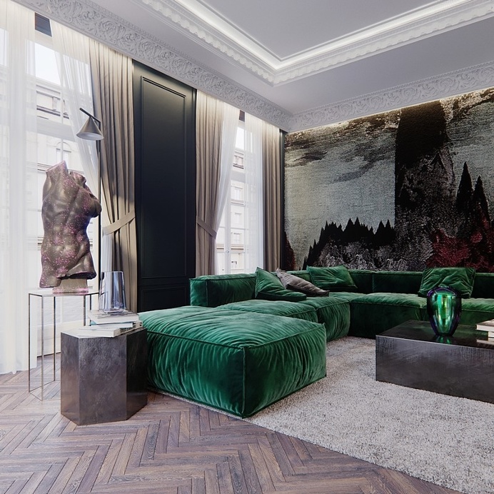 Maison Noire – Duplex Apartment for a French Family