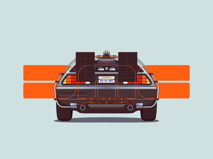 DeLorean by Julian Burford