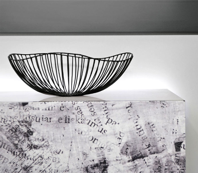 Suspended Sideboard with Customizable Doors by Ronda Design - materials, #details, #decor