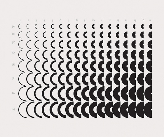 New alphabet, new language? on the Behance Network #grid #layout #typeface #new