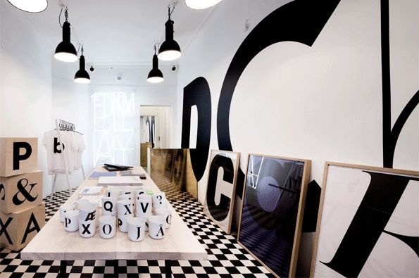 Playtype™ Concept Store hip shops in Copenhagen #store #concept #hipshops #type #typography