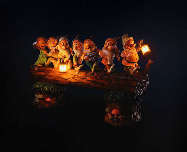 Whimsical Paintings of Disney and Looney Tunes by Jason Walker