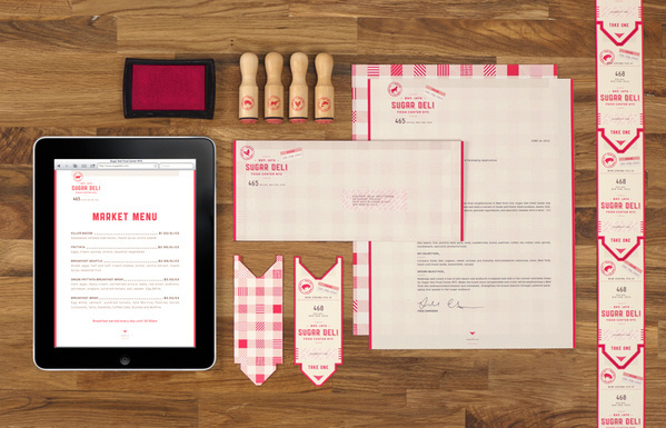 Sugar Deli Food Center NYC on Behance #packaging #identity #food