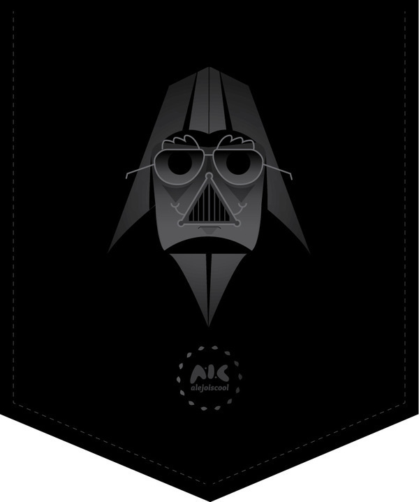 Groucho Bader on the Behance Network #groucho #bader #starwars #darth #cartoon #funny #cool
