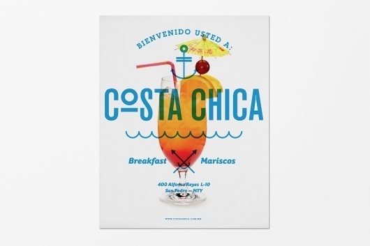 costa, poster, chica, food drink, and food image inspiration on  Designspiration