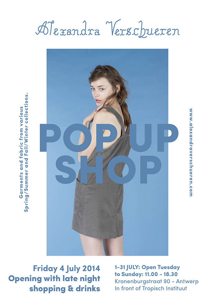 Alexandra Verschueren Pop Up shop