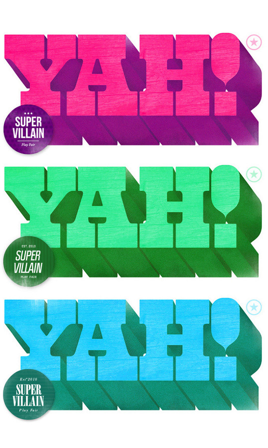 Super Villain, by André Beato #inspiration #creative #design #graphic #colorful #yah #typography