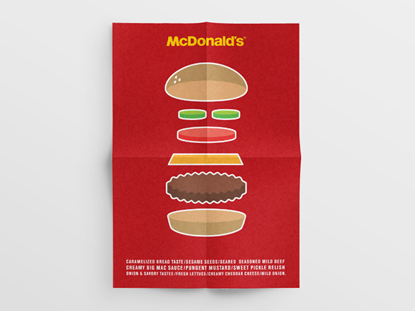 McDonald's Icon Exploration on Behance #mcd #burger #mcdonalds #icon #poster