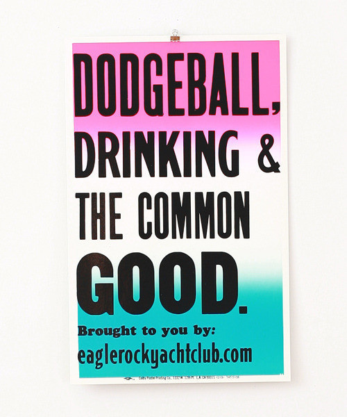 The Common Good Poster #drinking #rock #typography #common #yacht #dodgeball #eagle #poster #nonprofit #organization #good #nautical
