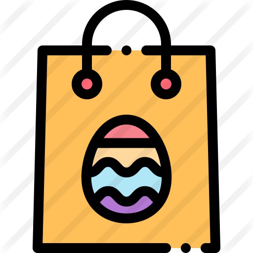 See more icon inspiration related to bag, commerce and shopping, shopping bag, shopper, supermarket, easter, commerce, shopping and business on Flaticon.