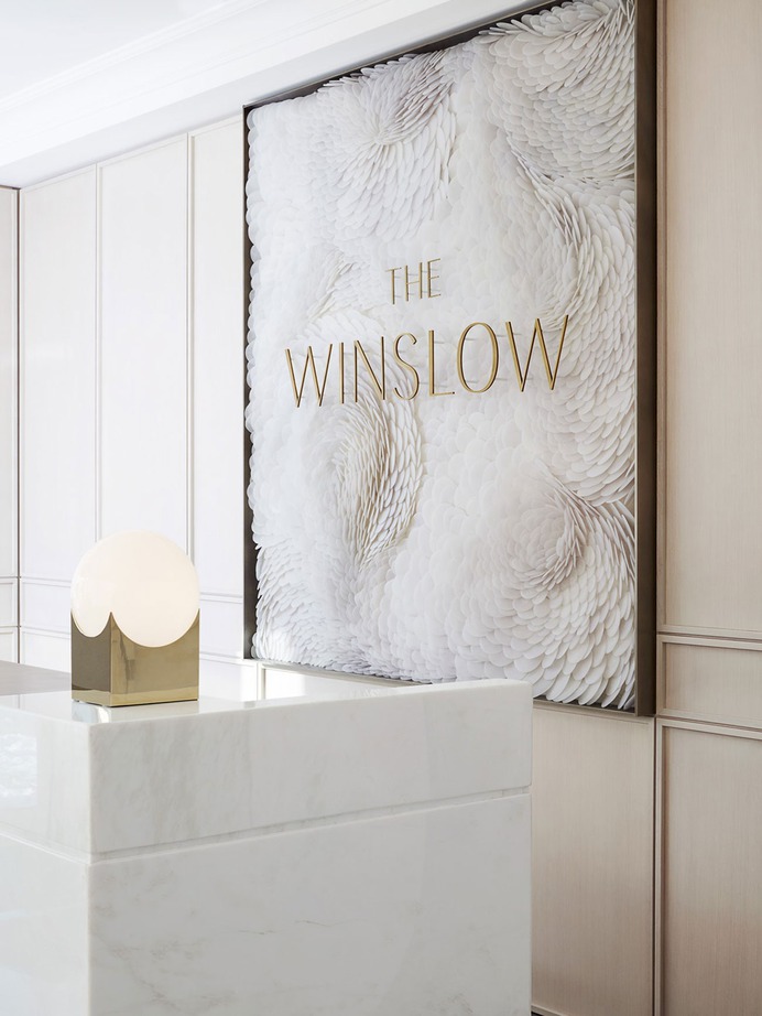 The Winslow branding - Mindsparkle Mag The Winslow designed by Vanderbrand is a premium, boutique residential project by Devron Developments. #logo #packaging #identity #branding #design #color #photography #graphic #design #gallery #blog #project #mindsparkle #mag #beautiful #portfolio #designer