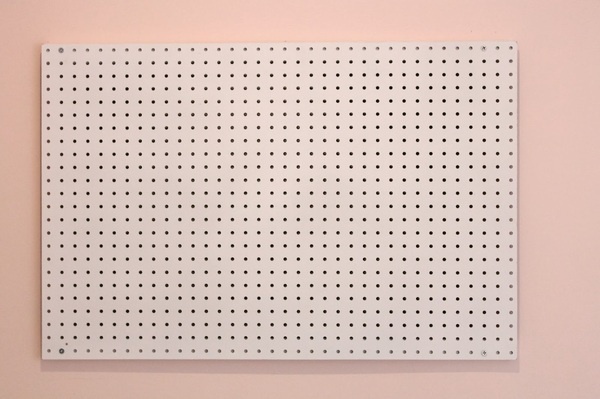 Tessie Fay: October 2013 #background #white #pegboard #pink #dots #grid #blush