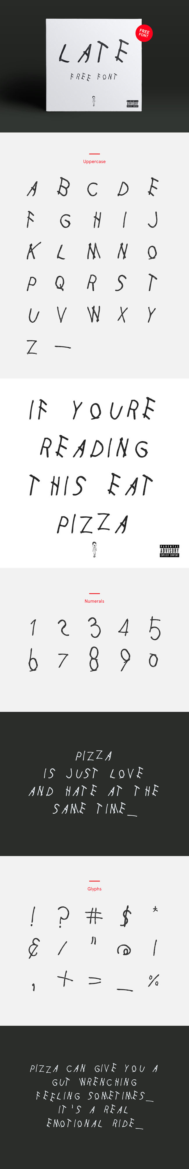 Late Regular Free Typeface