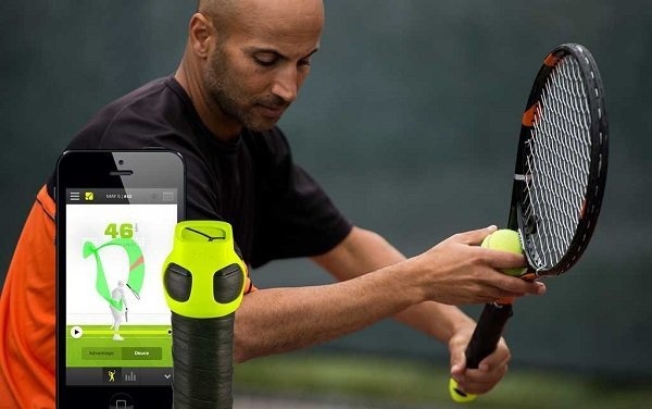 Discover your game with the Zepp Tennis. Improve your tennis skills with the app that monitors and tracks your performance. #tennis #skill #design #product #industrial #sports
