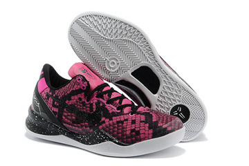 Nike Air Zoom Kobe VIII System "Pit Viper"Athletic Shoes Male Size in Purple Dynasty and Raspberry Red Colors #shoes