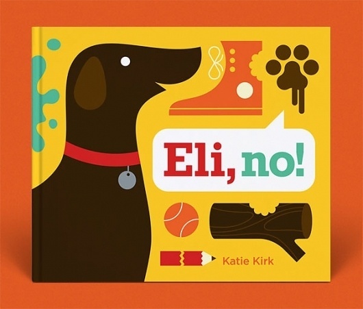 EliNo_1.jpg 600×511 pixels #book #cover #illustration #colorful #dog