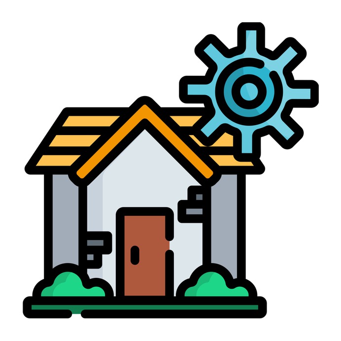 See more icon inspiration related to construction and tools, architecture and city, home automation, smart home, architecture, gear and cogwheel on Flaticon.