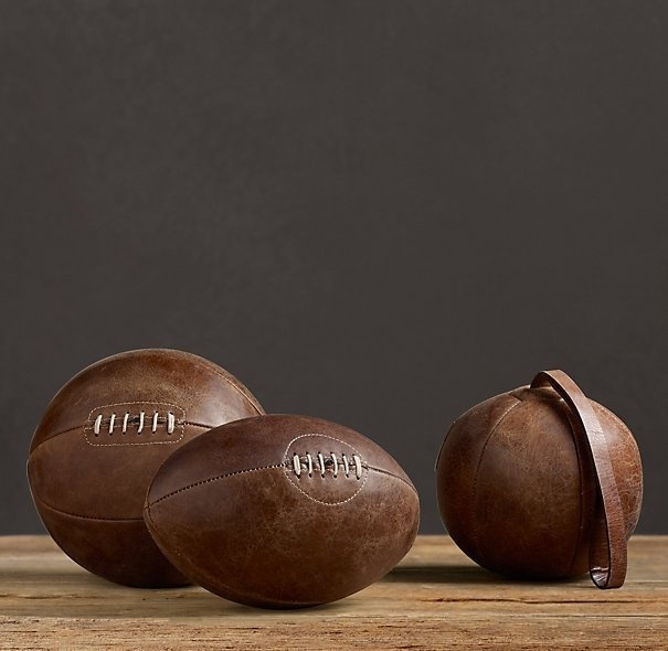 Vintage Leather Sports Balls #tech #flow #gadget #gift #ideas #cool