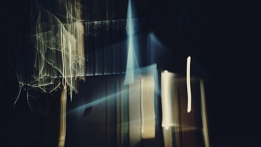 True Blood Title Sequence on Motion Graphics Served #title #distortion #sequence #film #light