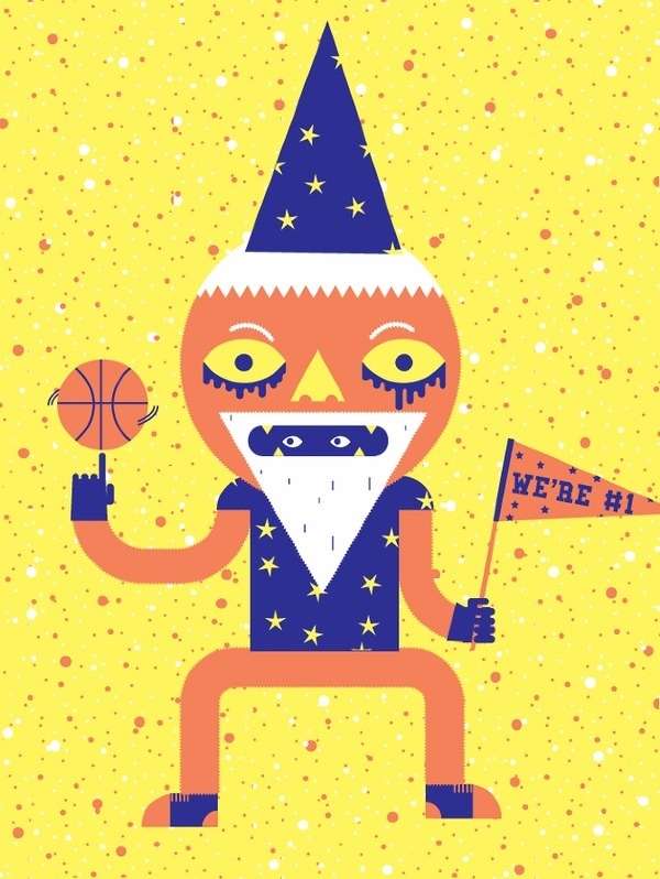 Mascot Illustrated Etymology #illustration #colorful #character #basketball
