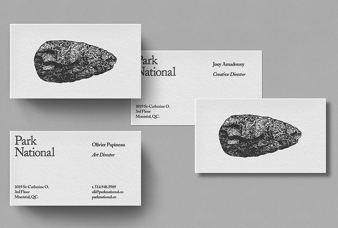 Park National by Michael Mason #business card #print