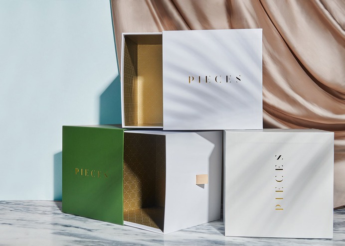 Pieces Corporate Design - Mindsparkle Mag Ryan Romanes Studio designed Pieces Corporate Design. #logo #packaging #identity #branding #design #color #photography #graphic #design #gallery #blog #project #mindsparkle #mag #beautiful #portfolio #designer