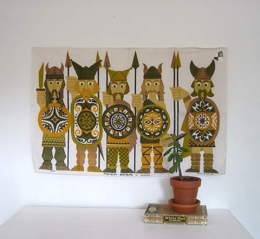 Etsy Transaction - Mid Century Modern Viking Tapestry #viking #mid #century