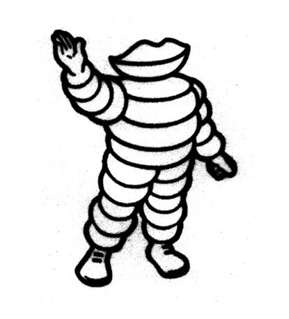 Baubauhaus. #logo #michelin #mouth #black
