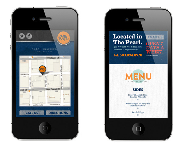 Riffle mobile #site