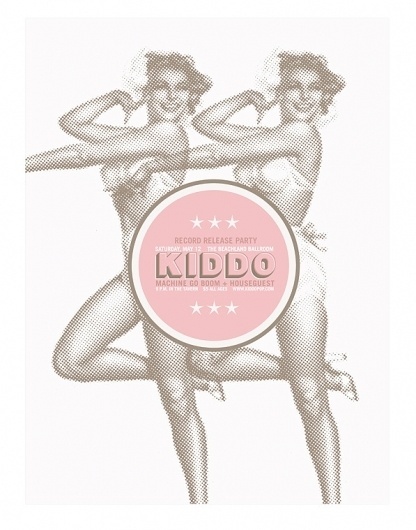 Kiddo Poster on the Behance Network #music #screenprint #poster
