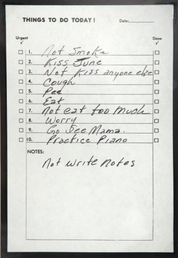 Executive Edits - Content - Johnny Cash To-DoÂ List #music #cash #johnny #list