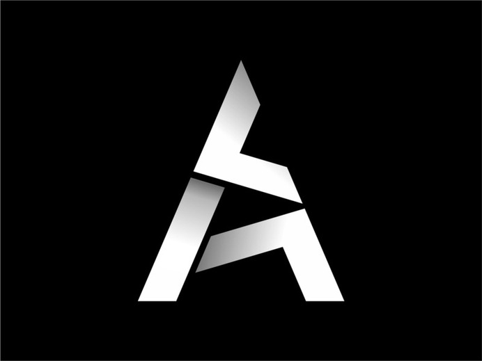 Geometric A letterform
