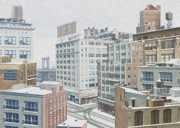 Snowscapes: Animated Gif Photographs by Nick Sellek