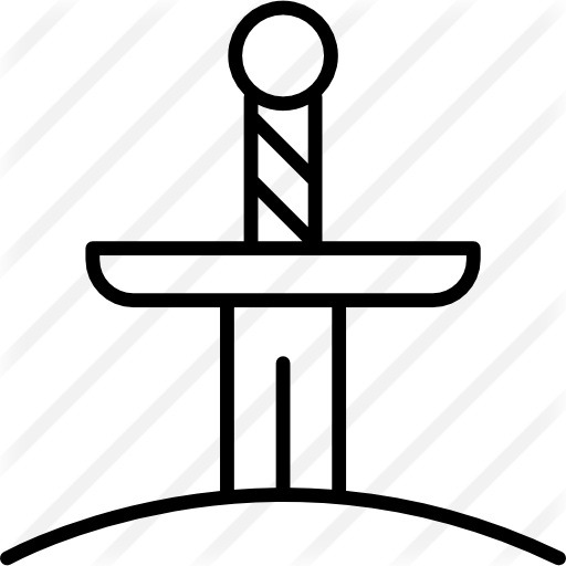 See more icon inspiration related to legend, cultures, excalibur, fairy tale, folklore, sword, fantasy and weapons on Flaticon.