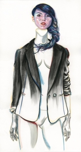 James Jean | Phillip Lim - Birds & Boys #sexy #james #illustration #art #jean