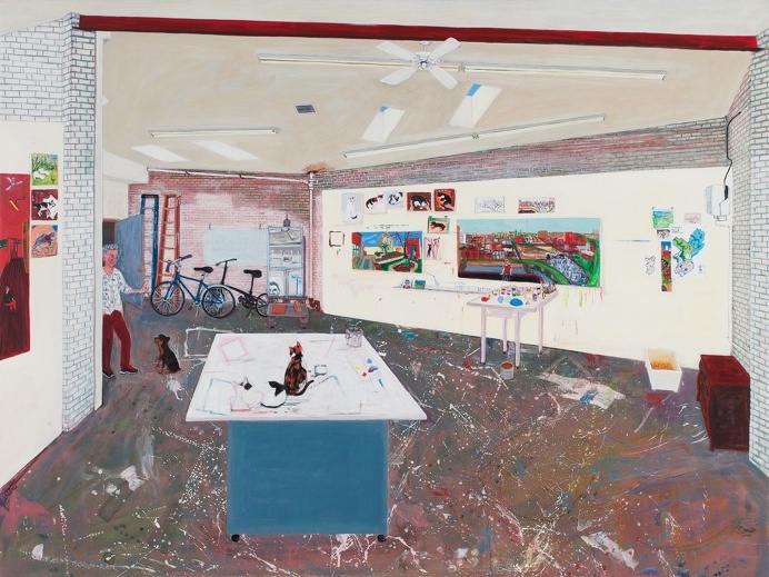 Sarah McEneaney, 'Studio', 2016, Locks Gallery