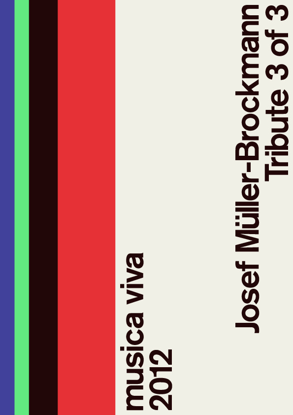 Josef Müller Brockmann poster #swiss #poster