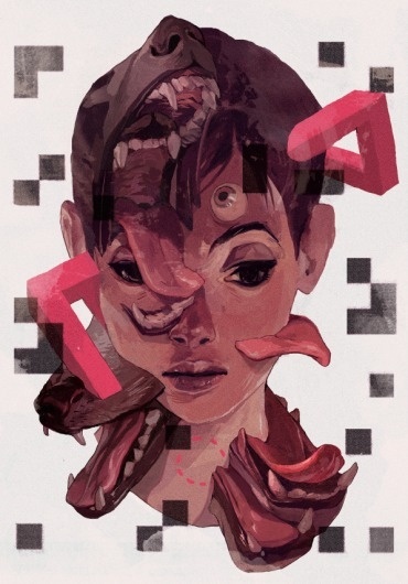 Sheep In Wolfs Clothing : Sachin Teng #illustration #design #art #portrait
