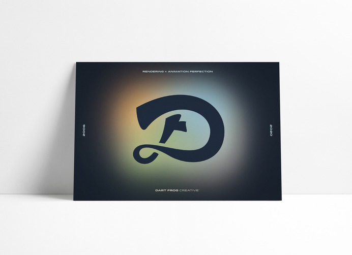 Dart Frog Creative Poster