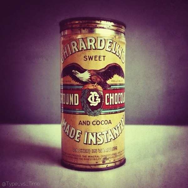 Vintage Can #vintage #eagle #can #cocoa